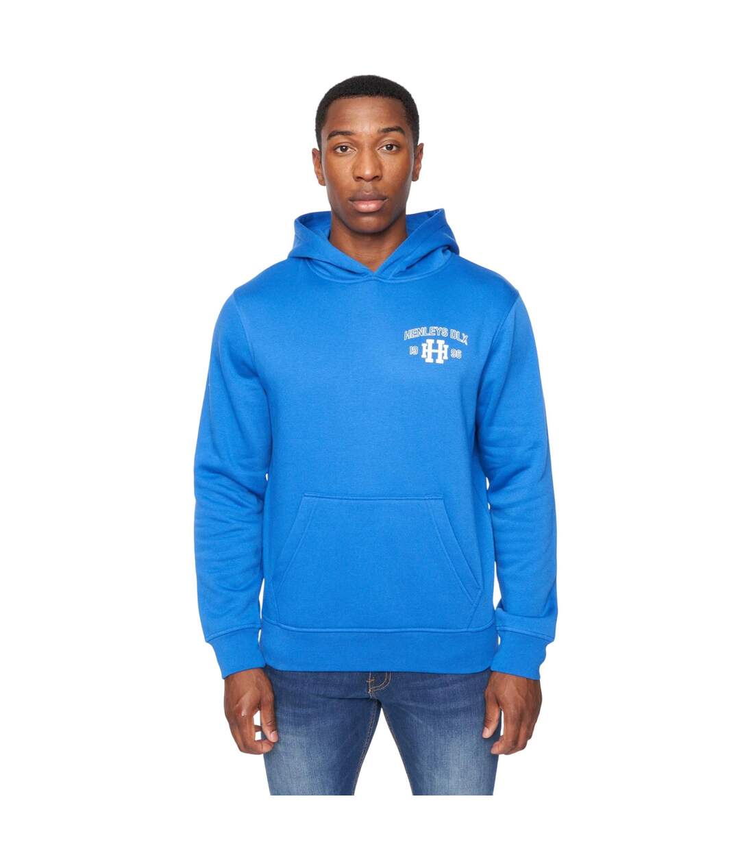 Sweat à capuche edgeton homme bleu Henleys-1