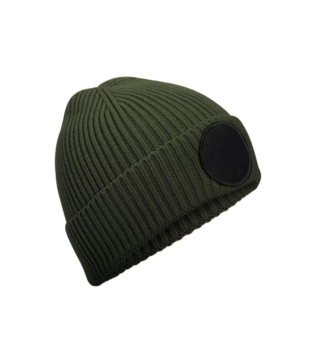 Bonnet Vert Olive Noir Beechfield-1
