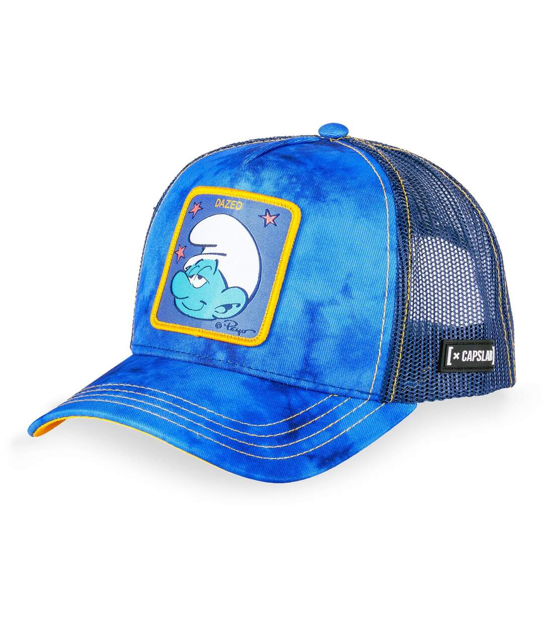 Casquette trucker avec filet The Smurfs Dazed Capslab-1
