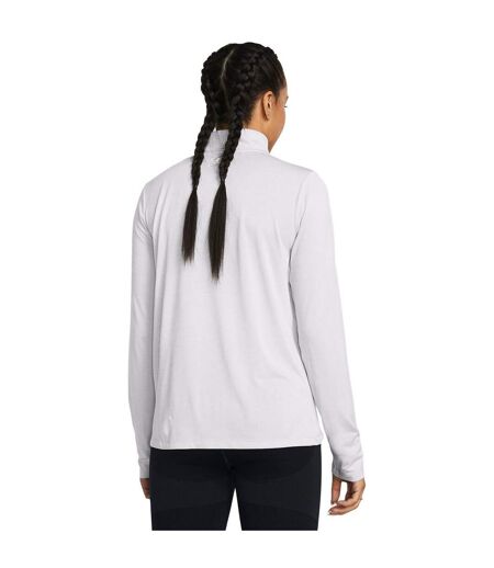 Womens/ladies Tech Textured Half Zip Top Halo Grey Under Armour