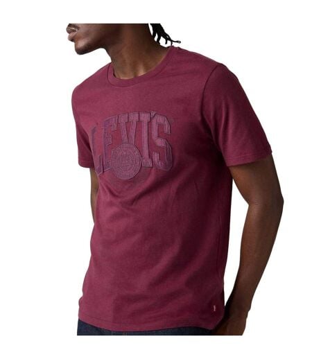 T-shirt Motif Logo Classique Homme Violet Levis