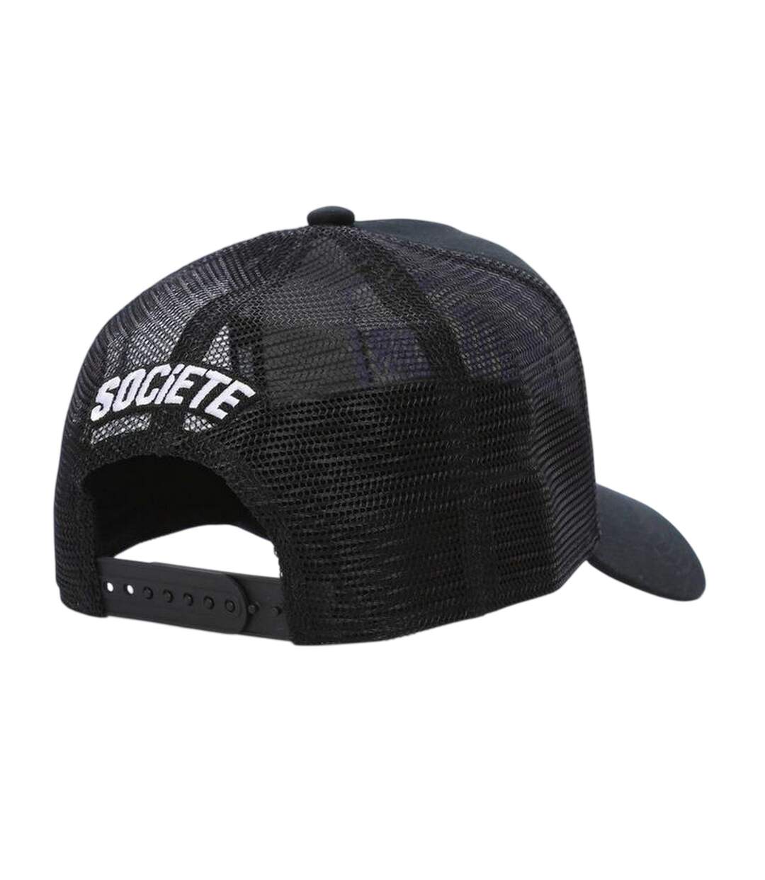 Unisex Adult Trucker Cap Black Purple Societe Noir-2