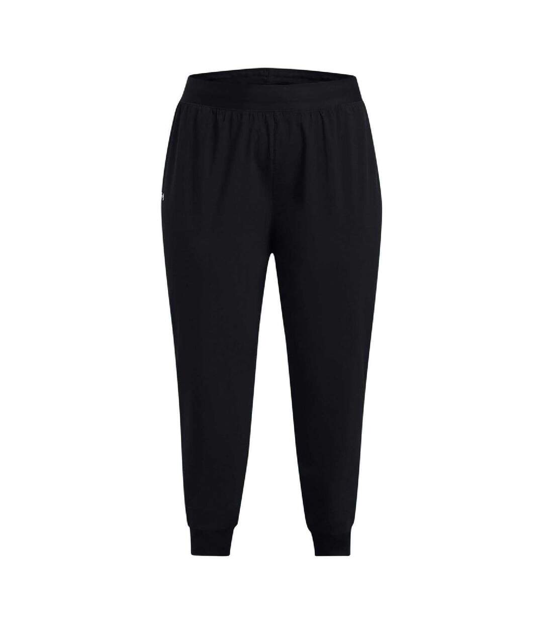 Womens/ladies Rival Woven High Rise Jogging Bottoms Black Under Armour-2