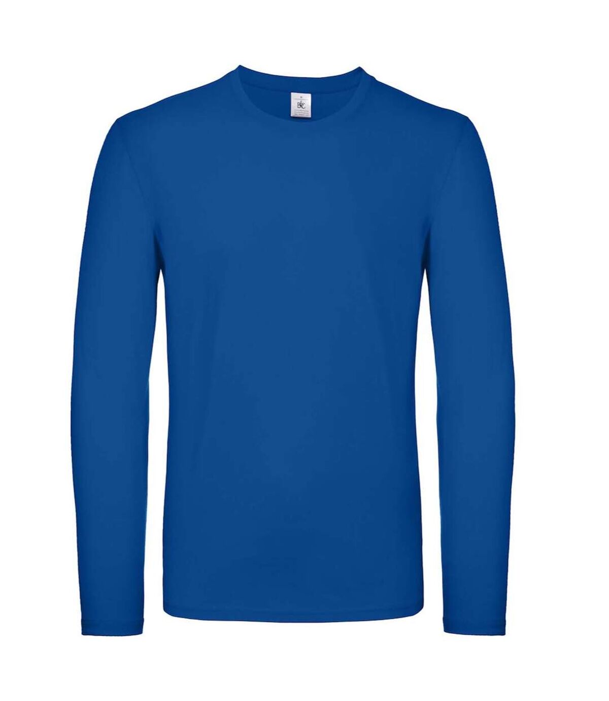 B&C Mens E150 Long Sleeve T-Shirt (Royal Blue)