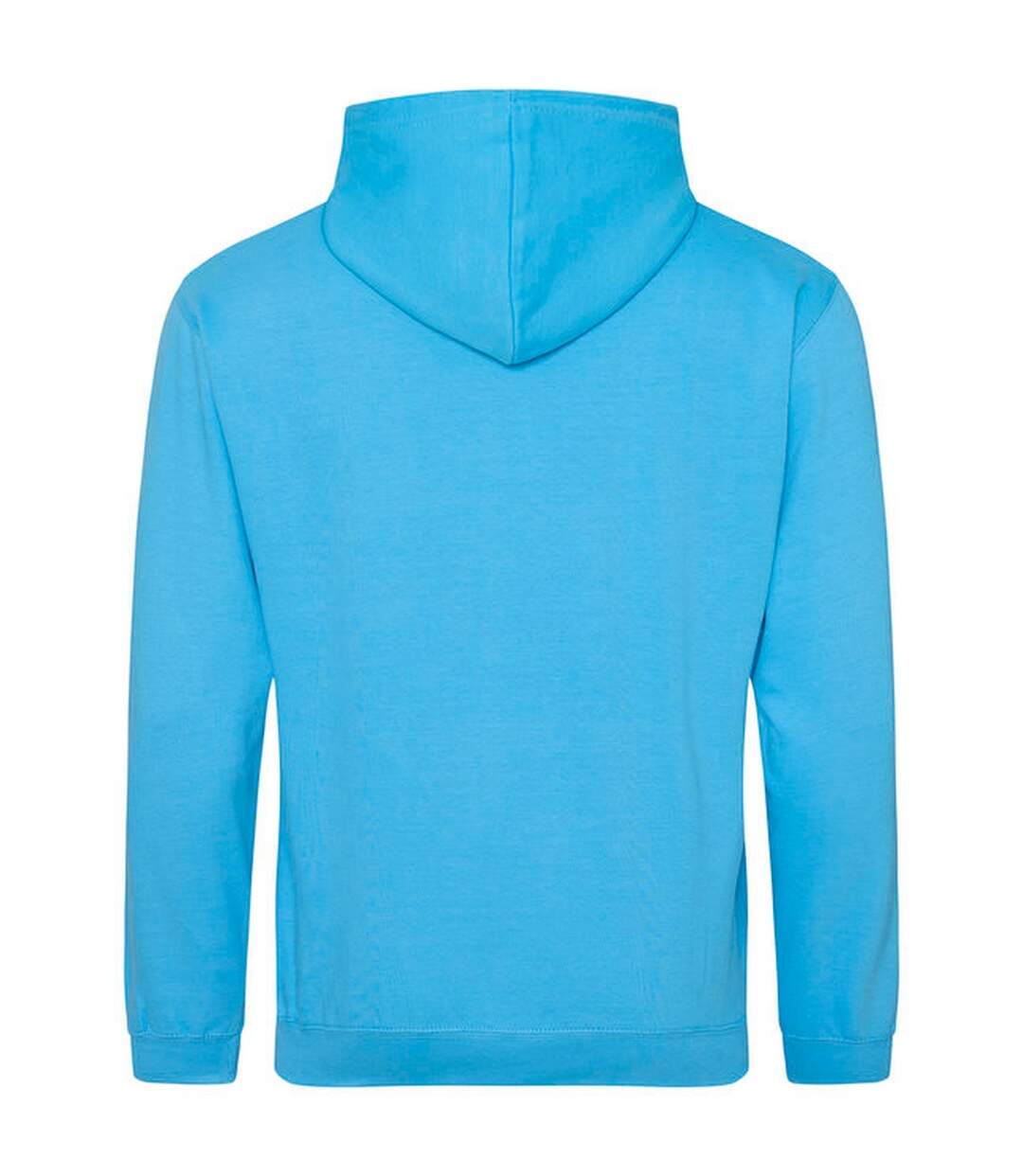 Sweat À Capuche College Adulte Bleu Hawaïen Awdis-2
