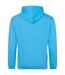 Sweat À Capuche College Adulte Bleu Hawaïen Awdis-2