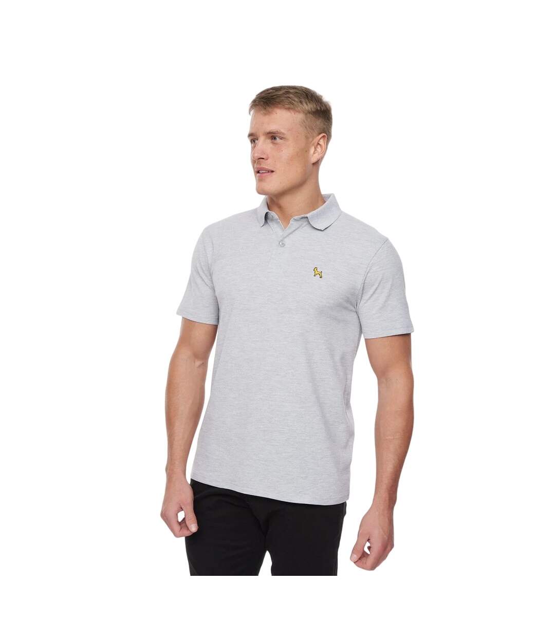 Bewley & Ritch Mens Barden Marl Polo Shirt (Gray)