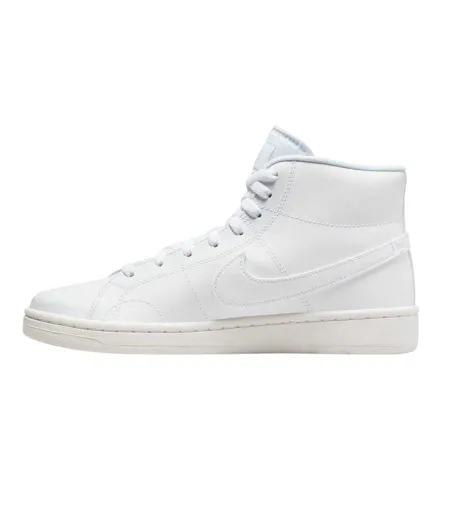 Womens/ladies Court Royale 2 Mid Cut Trainers White Nike