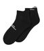 Pack Of 2  Mens Iconic Trainer Socks  Black Boss-2
