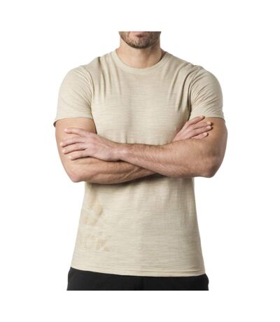 T-shirt Beige Homme Reebok Marble Group - S