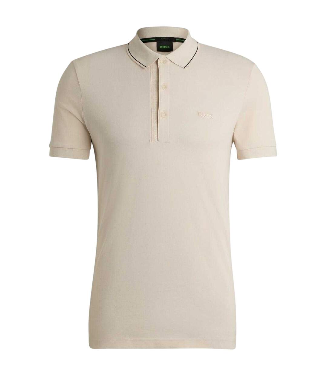 Polo Paule Homme Blanc Cassé Boss-1