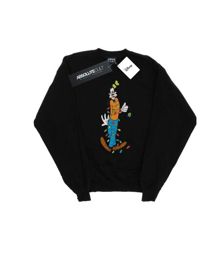 Disney Sweat Femme/Les femmes Goofy Christmas Lights (Noir) - UTBI28113