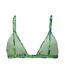 Womens/ladies Triangle Cups Bikini Green Puma-2