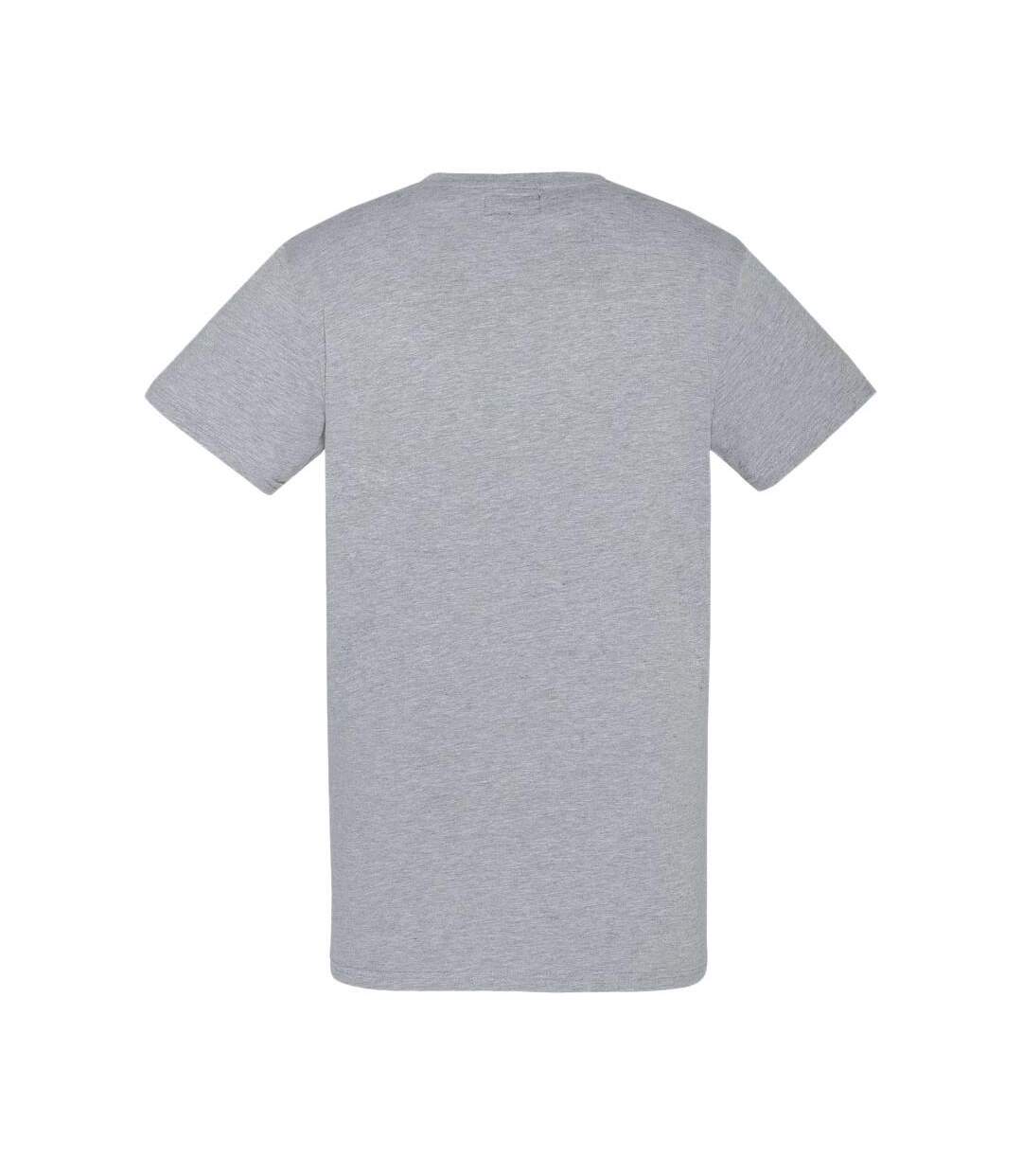 T-shirt Gris Homme Schott Crew - L