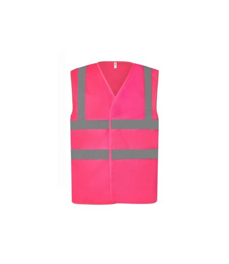 Gilet Haute Visibilité Cool Adulte Rose Yoko