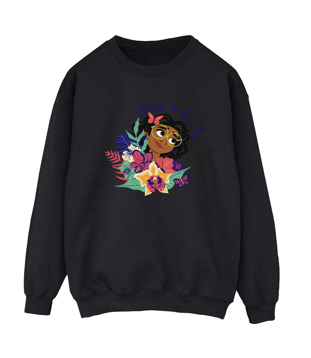 Disney Womens/Ladies Encanto Born To Be Me Sweatshirt (Noir) - UTBI16946-1