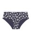 Lot de 3 culottes femme  en coton uni imprimé ceinture fine 2cm Pck29 Pierre Cardin-5