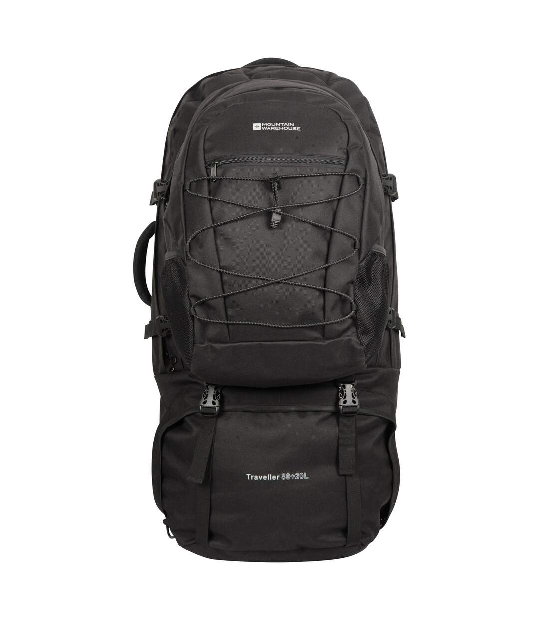 Mountain Warehouse Traveller 100L Knapsack (Black) (One Size) - UTMW2430-1