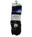 Wild Feet - 3 Paires Homme Chaussettes | Chaussettes Bambou Unies Rayures