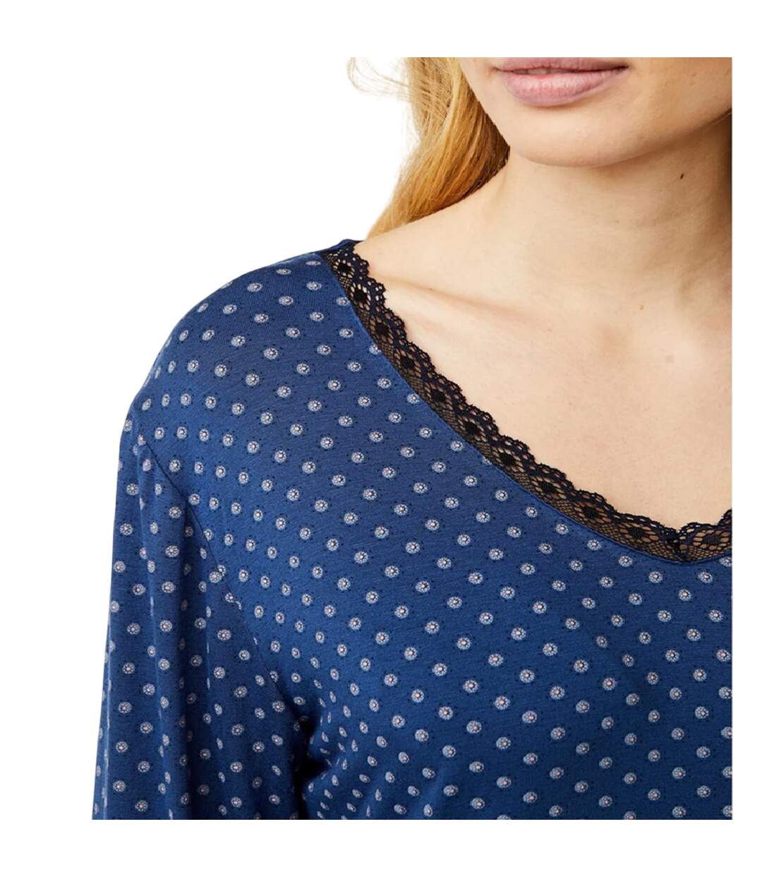 Womens/ladies Jordan Dotted T-shirt Ensign Blue CCDK Copenhagen-4