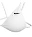 Haut De Maillot De Bain Motif/style Logo Femme Blanc Nike-3