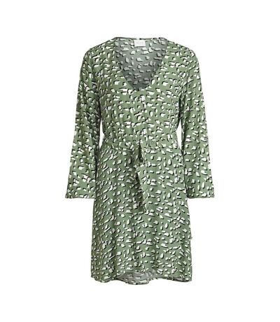 Robe Verte À motifs Femme Vila Viviska - 38