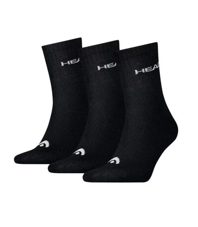 Chaussettes Noires Homme Head Crew 3p - 35/38