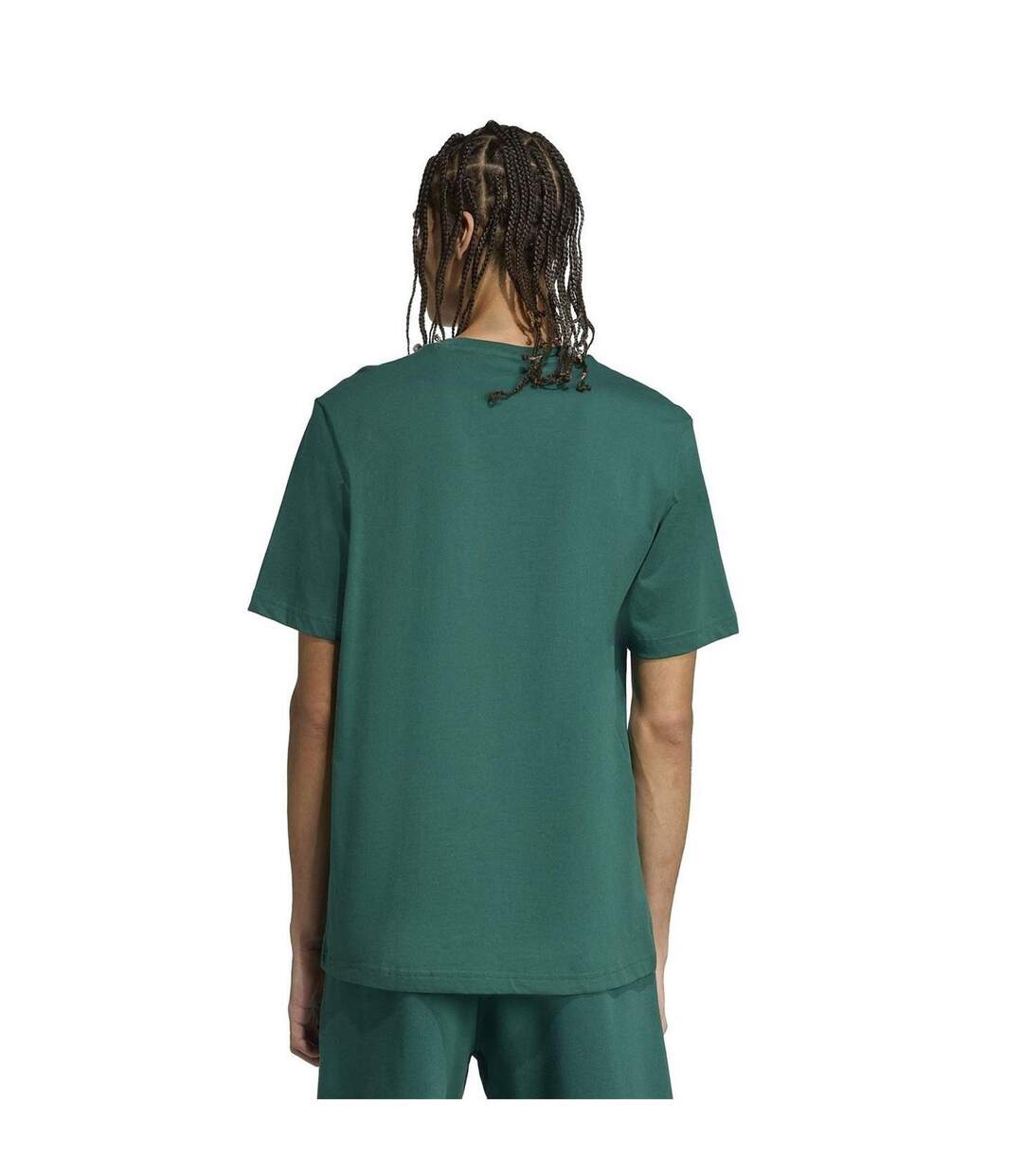T-shirt Homme Vert Adidas-3