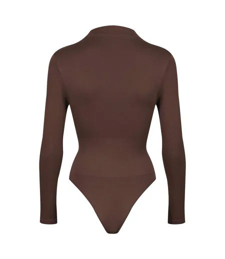 Ruey - Body col roulé femme Essentials sculptant recyclé stretch