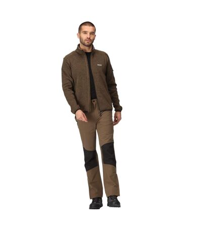 Mens Newhill Marl Full Zip Fleece Jacket Crocodile Regatta