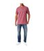 Polo Motif/style Logo Brodé Homme Bordeaux Chiné Slazenger-4