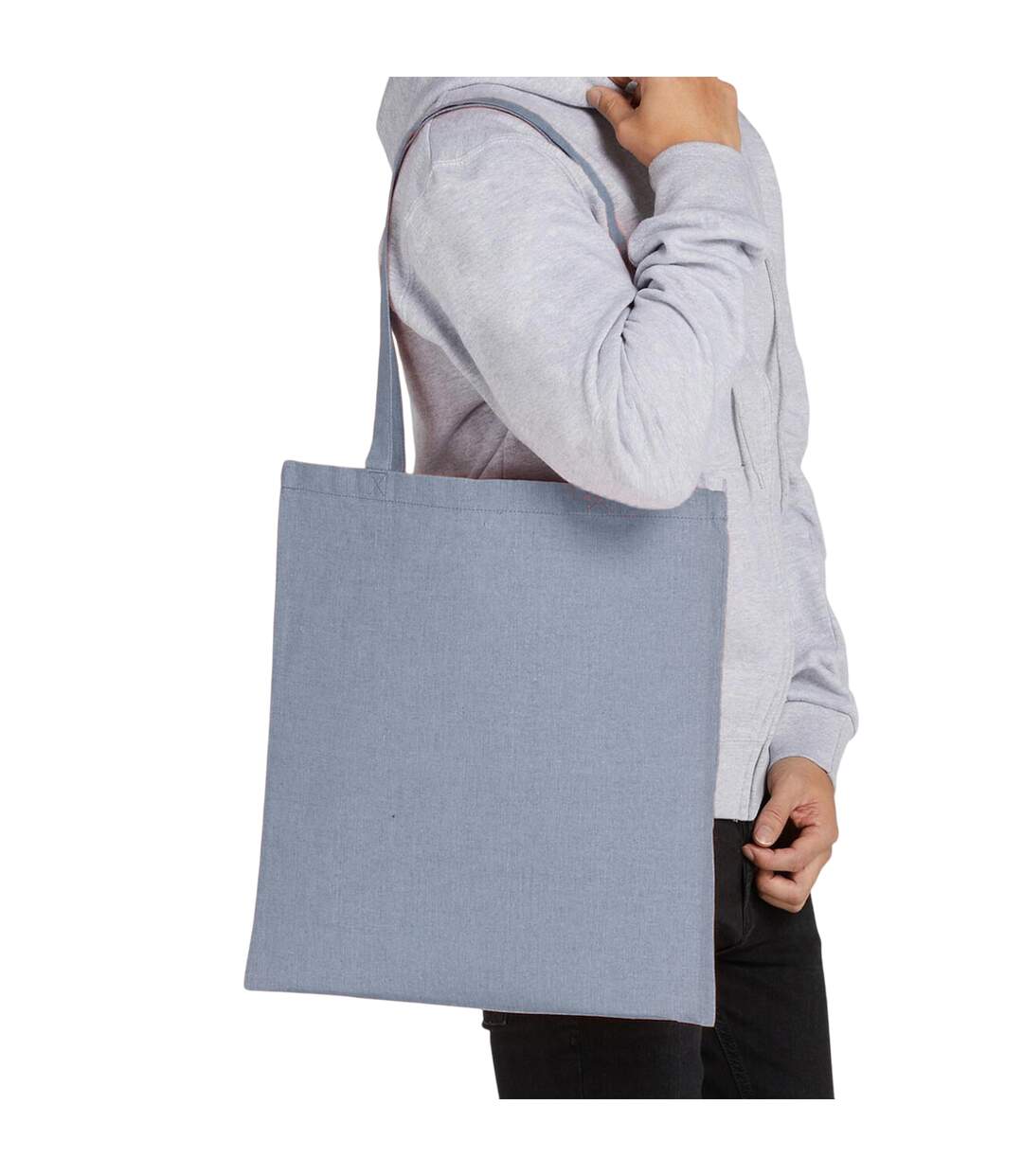 Tote Bag Taille Unique Bleu Roi Chiné SG Accessories-1