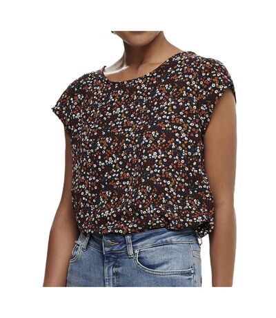 Top imprimé noir à motifs femme only vic - 40