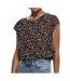 Top imprimé noir à motifs femme only vic - 40-1