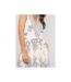 Robe sans manches motif cache-coeur ILDEMA - Dona X Lisa-3