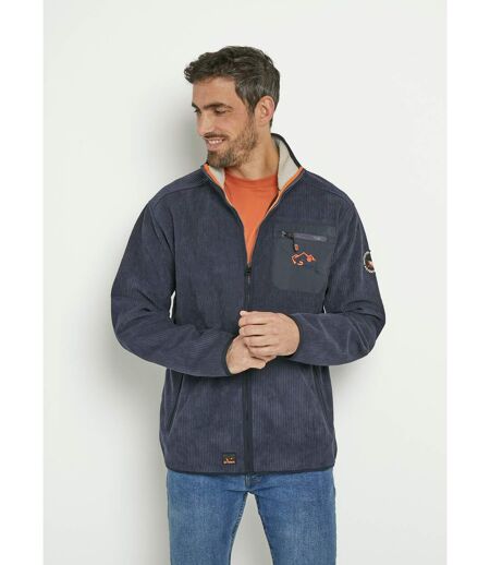 Veste chaude en velours col montant
