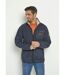 Veste chaude en velours col montant-1
