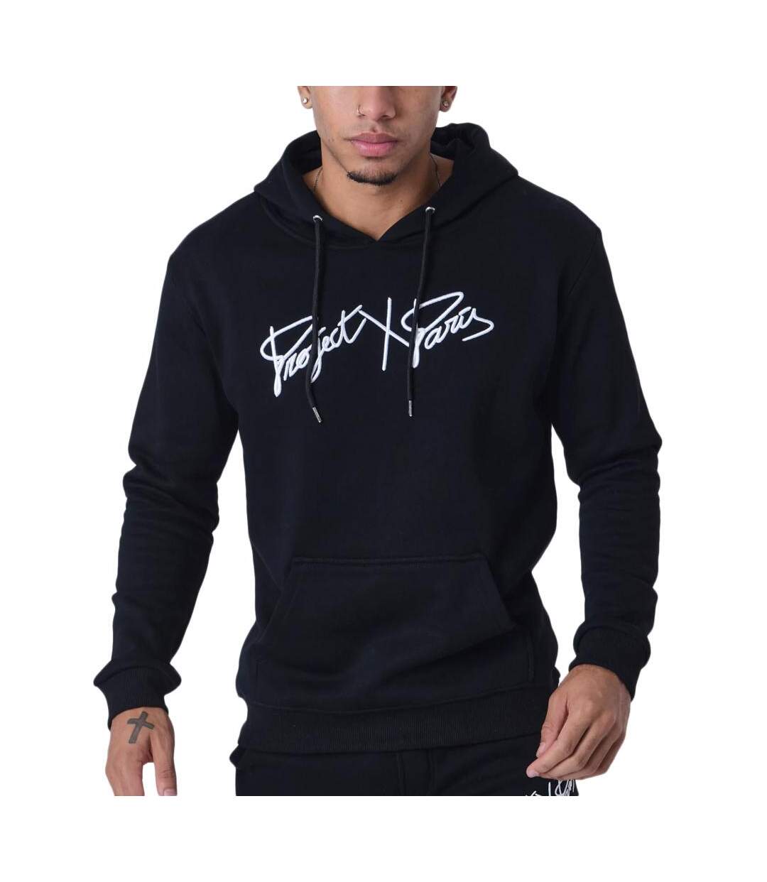 Sweat noir homme project x paris basic full - s-1