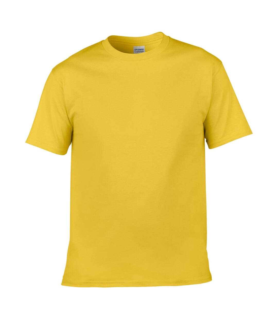 T-shirt manches courtes homme jaune vif Gildan