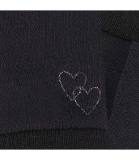 Isotoner Mitaines femme tissu doux et chaud, taille unique, non doublé