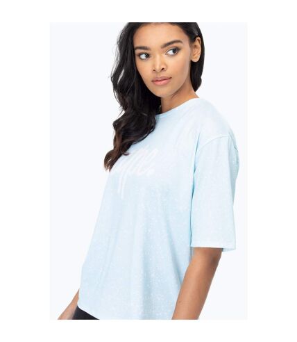 Hype - T-shirt SPLAT - Femme (Bleu pâle) - UTHY1159