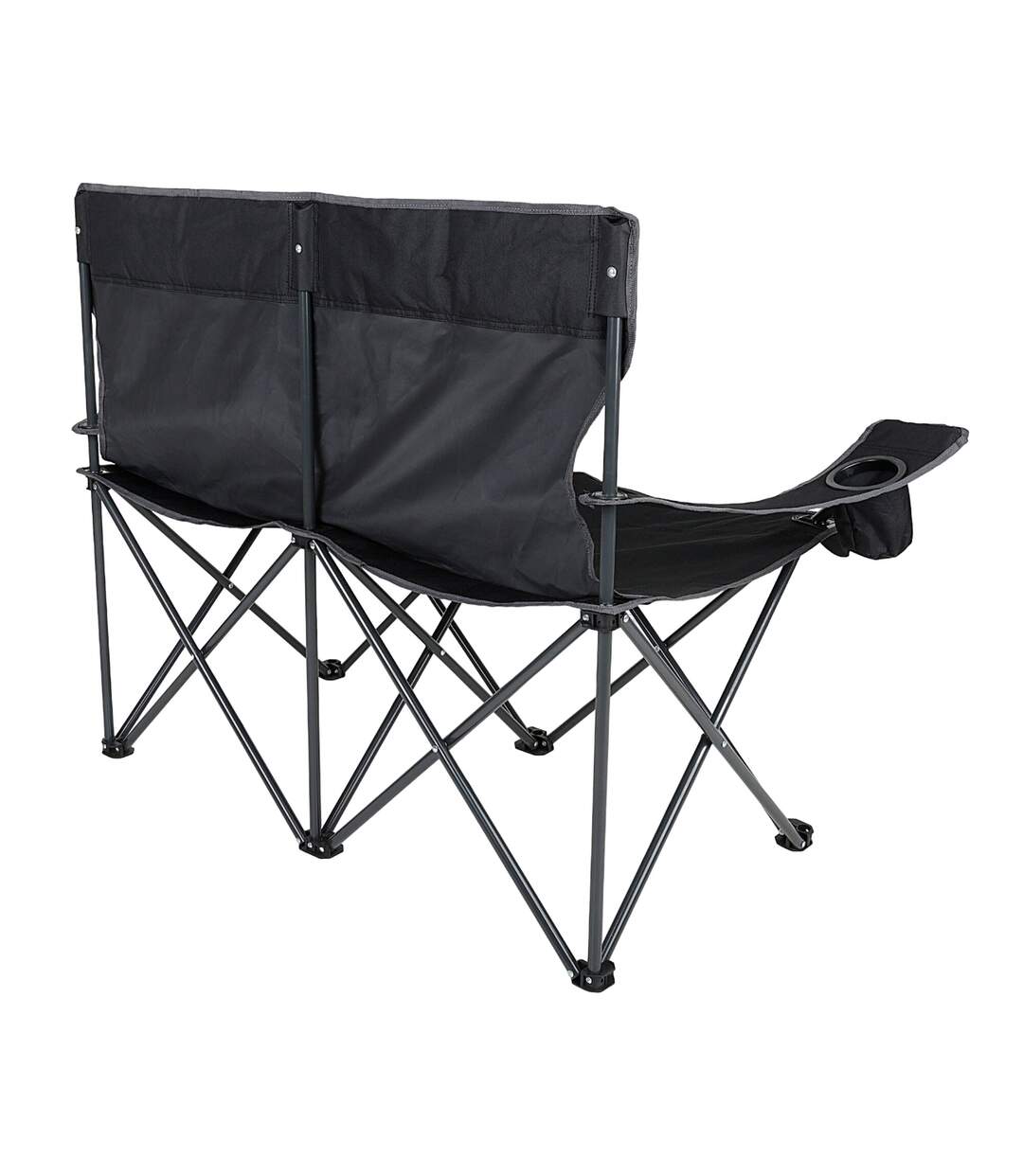 Isla logo travel 2 person camping chair one size black/grey Regatta-2