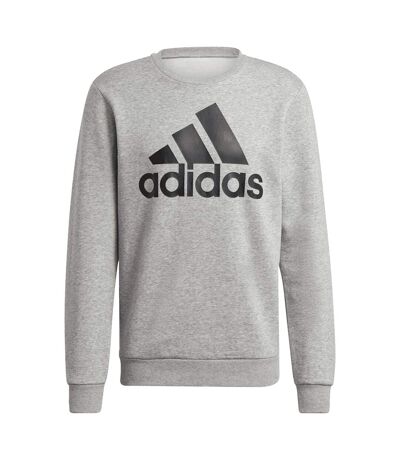 Mens Essentials Big Logo Sweatshirt Grey Adidas