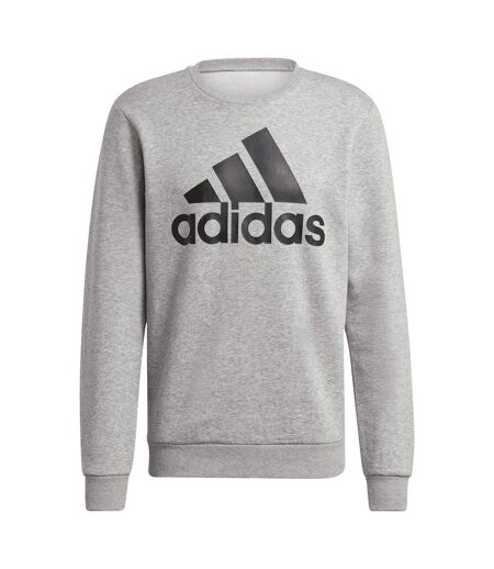 Mens Essentials Big Logo Sweatshirt Grey Adidas