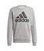 Mens Essentials Big Logo Sweatshirt Grey Adidas-1