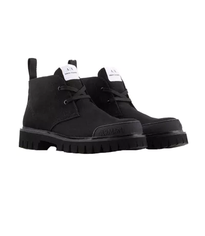 Bottes Homme Noir Armani Exchange