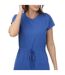Robe mi-longue may life femme bleu Only-4