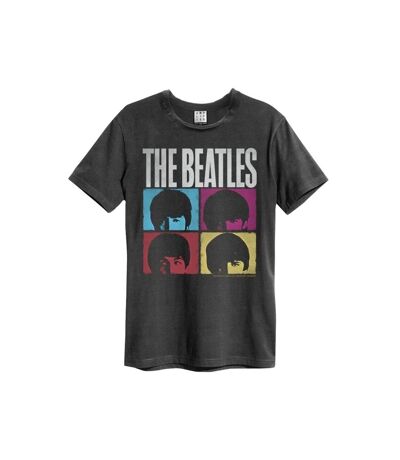 T-shirt hard days night adulte charbon Amplified