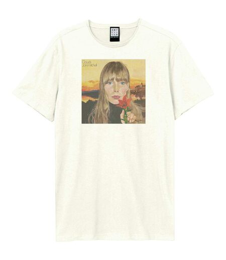 T-shirt Clouds Adulte Blanc Amplified