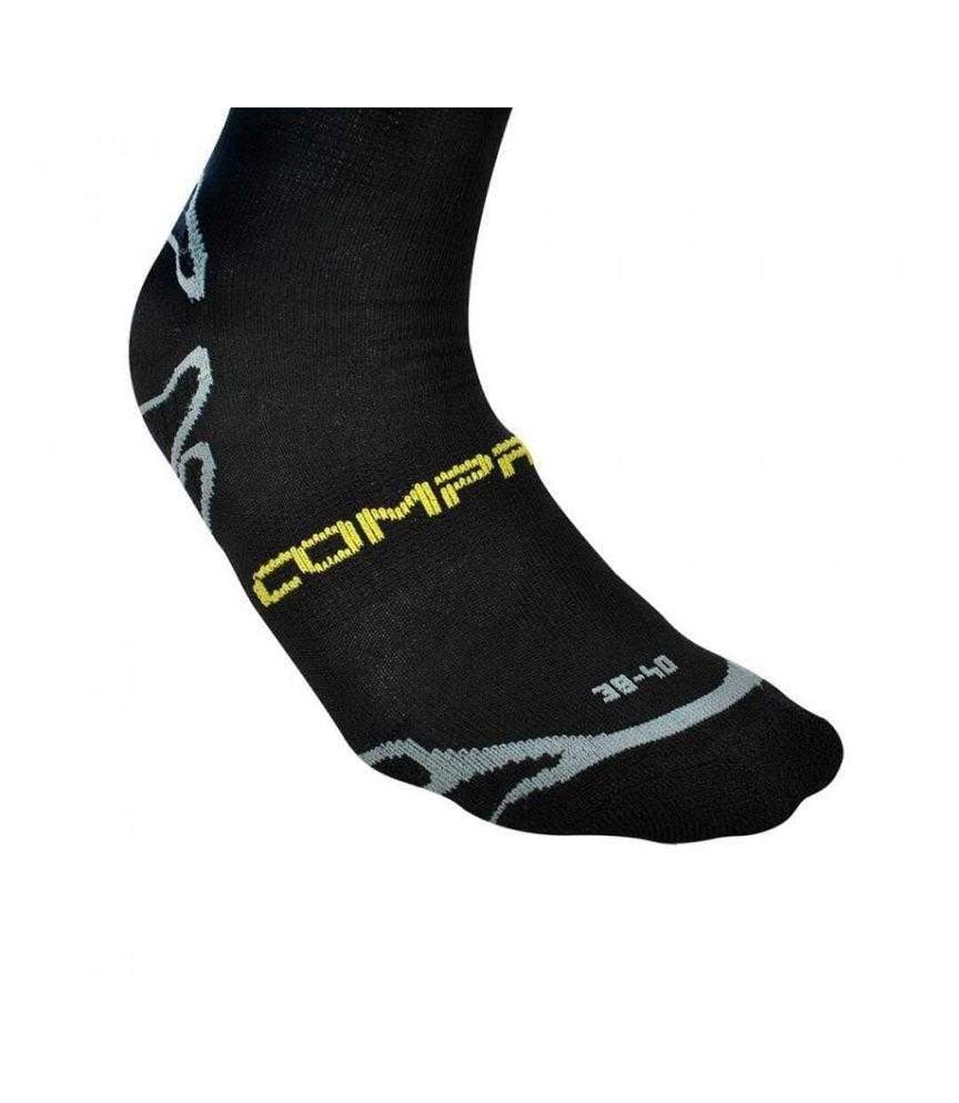 Chaussettes Hauteur Genoux Motif/style Logo Femme Noir Tempish-4
